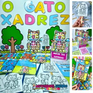 Kit de Atividades O Gato Xadrez – Alfabetização e Leitura para Educação Infantil