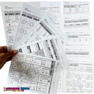 10 Atividades de Matemática Bobbie Goods