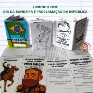 Livrinhos Zine – Proclamação da República e Dia da Bandeira | Atividades Educativas Prontas