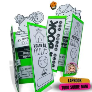 Kit Lapbook de Volta às Aulas: Tudo Sobre Mim!