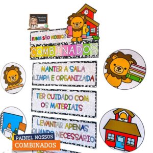 PAINEL “ESSES SÃO NOSSOS COMBINADOS” – SALA DE AULA