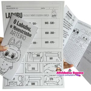 Atividades com o Labubu + Quebra-Cabeça de Subtração
