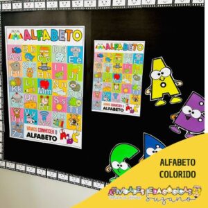 Explore o Maravilhoso Mundo das Letras com Nosso Cartaz do Alfabeto Colorido
