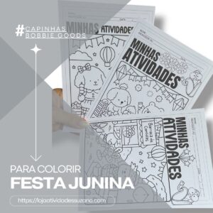 Capinhas de Atividades Tema Boobie Goods para Colorir