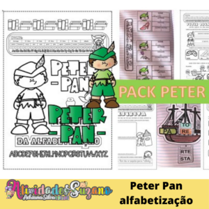 Atividades de alfabetização- Pack Peter Pan na Terra da alfabetização