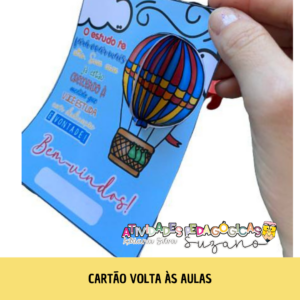 Cartão volta às aulas 5