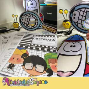 Ortografia - GU e QU - jogo com atividades
