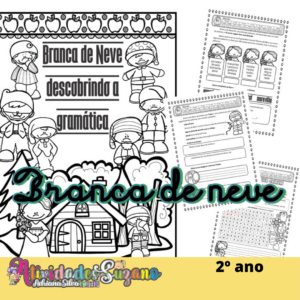 Branca de Neve descobrindo a gramática