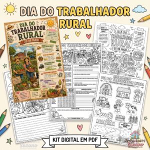 Atividades Dia do Trabalhador Rural para Imprimir em PDF