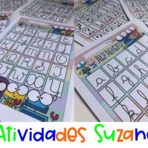 Alfabeto com as 4 formas