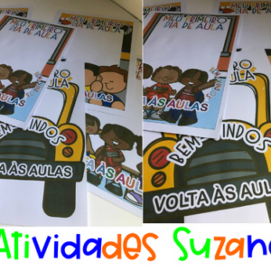 Kit molduras volta às aulas