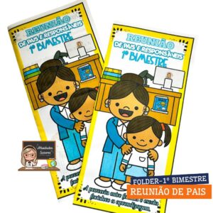 ARQUIVO EDITÁVEL NO CANVA | REUNIÃO DE PAIS E RESPONSÁVEIS – 1º BIMESTRE
