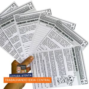 5 atividades de Leitura Atenta – Ideia Central do Texto
