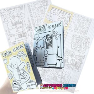 2 Livrinhos Zines para Colorir e Interpretar – Tema Bobbie Goods