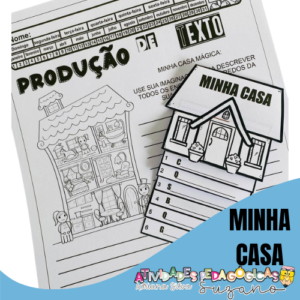 Minha casa- atividade interativa com produção textual