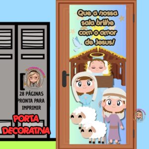 Painel Natalino – Que a nossa sala brilhe com o amor de Jesus!
