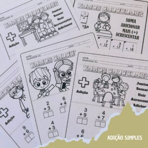 Conjunto de Atividades de Adição simples