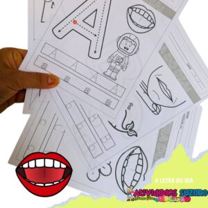 Alfabeto Animado: Aprenda, Trace e Pinte!