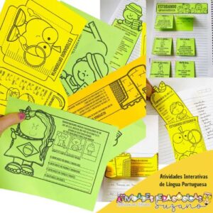 Kit de Atividades Interativas de Língua Portuguesa para Crianças: Gramática Divertida e Ortografia Descomplicada