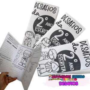 Desafios da Escrita para o 2º Ano - 3 Folders de Atividades