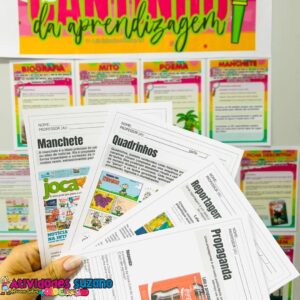 Cartazes e atividades gêneros textuais