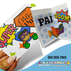 Presente Especial Dia dos Pais: Cartão Interativo em PDF