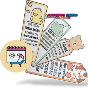 Kit de Cartões de Boas Férias para Crianças