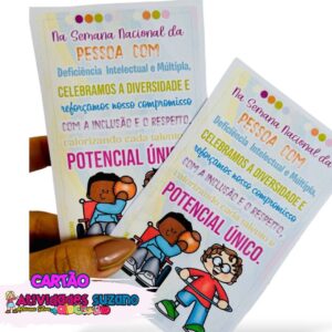 Cartão Especial - Semana Nacional da Pessoa com Deficiência Intelectual e Múltipla