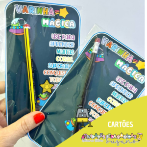 Cartão varinha mágica