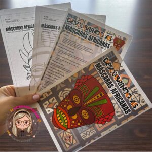 Mini Projeto: Máscaras Africanas – 7 páginas de atividades