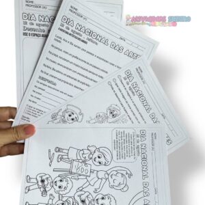 Atividades para o Dia Nacional das Artes (12 de agosto)