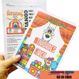 Celebre o Encanto do Circo com Nosso Conjunto de Atividades Educativas!