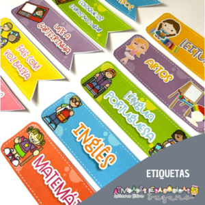 Transforme a organização em uma atividade divertida e eficiente com nosso Kit de 16 Etiquetas exclusivo!