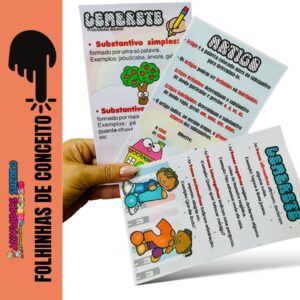 O Kit de Folhinhas de Conceito - Língua Portuguesa