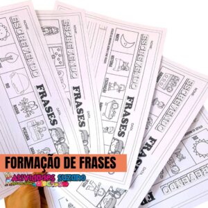 Formando Frases Divertidas - Conjunto de 5 Atividades Criativas