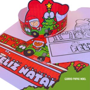 Kit de Gorros de Papai Noel