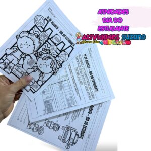 Atividades Dia do Estudante - Prontinho para Imprimir!