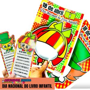 Kit Temático do Dia do Livro: Emília e Visconde de Sabugosa