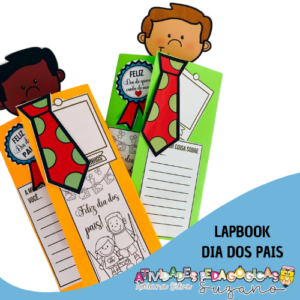 Lapbook dia dos pais e dia de quem cuida de mim