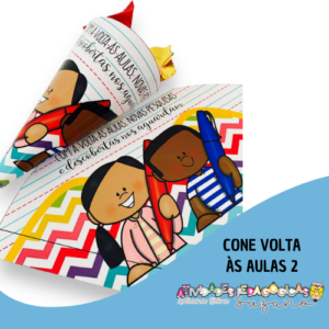 Cone lembrancinha volta às aulas 2