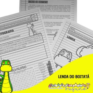 Explore a Lenda do Boitatá com Atividades Divertidas para Crianças!