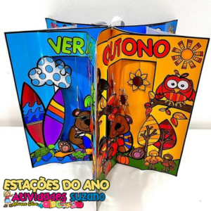 Livro Carrossel das Estações - Uma Viagem pelas Estações do Ano!