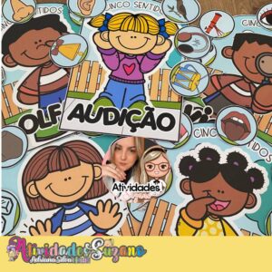 Cinco sentidos - luvas pedagógicas