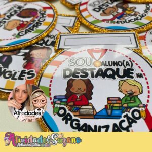 Kit medalha de incentivo para alunos 1