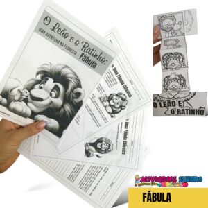 Kit de Atividades "O Leão e o Ratinho"