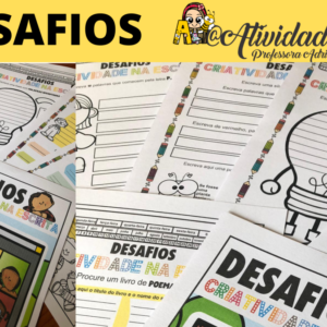 Pacote criatividade na escrita - desafios