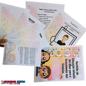 Portfólio Personalizado para Educação Infantil - Prontinho para Imprimir e Completar!