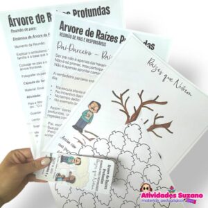 REUNIÃO DE PAIS COM TEMA "ÁRVORE DE RAÍZES PROFUNDAS"