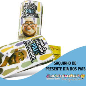 Saquinho de Presente Especial para o Dia dos Pais: Modelos Coloridos Exclusivos
