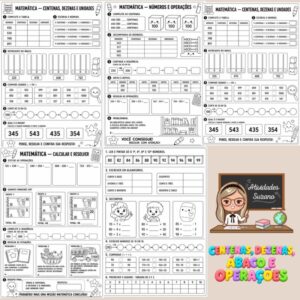Atividades de Matemática 2º Ano - Centenas, Dezenas, Ábaco e Operações